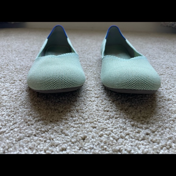 Rothy’s mint green ballet flats 8 1/2 (fit like an 8) - Picture 9 of 9